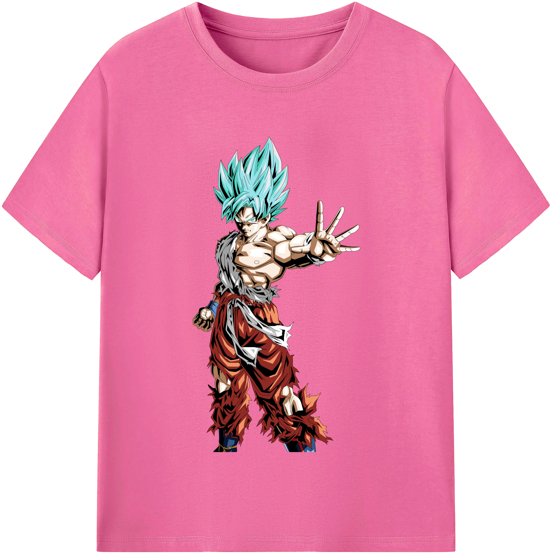 （画像用） ドラゴンボール 孫悟空（そん ごくう）Son Goku カカロット DRAGON BALL Kakarotto レディースカジュアルプリントTシャツ（綿100％）